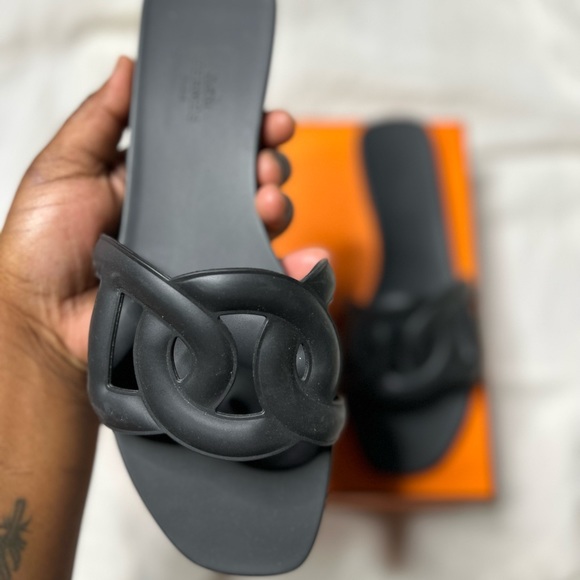 Authentic Hermès Aloha Sandals Women Size 9 /BARELY WORN - Picture 6 of 9